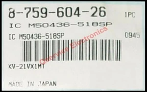 NUOVO & originale Sony P/N 8-759-604-26 IC M50436-518SP confezioni sigillate di fabbrica - Foto 1 di 1