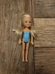 Barbie sister Dreamtopia Rainbow Cove Chelsea blue Mermaid Doll FJD00 no wings - Picture 1 of 2