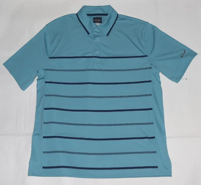 Camisa polo de golf Greg Norman para Tasso Elba Play Dry para hombre manga corta talla mediana Foto 1 de 4