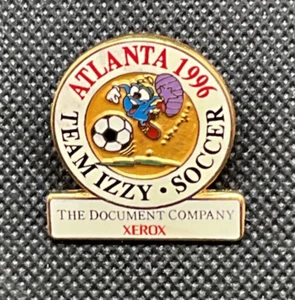 Team Izzy Soccer - Atlanta 1996 Olympic Mascot Pin. XEROX Sponsor. - Picture 1 of 3
