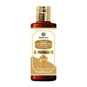 Khadi Care Herbal Woody Sandal & Honey Shampoo - 210ml - Picture 1 of 1