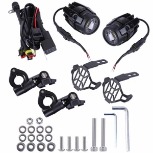 40W 4000LM LED Zusatzscheinwerfer Nebelleuchte Lauflicht Für BMW R1200GS F800GS - Bild 1 von 15