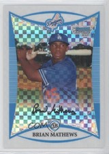 2008 Bowman Chrome Prospects X-Fractor /275 Brian Mathews #BCP94