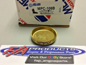 Melling MPC-106B Brass 1-49/64" Expansion Plugs Deep Cup Engine Freeze Out Plugs - Picture 1 of 4