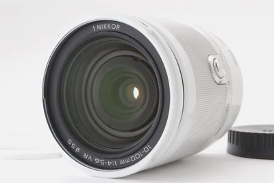 [Near Mint] Nicon 1 NIKKOR VR 10-100mm f/4-5.6 ED White Lens from JAPAN #472 - Image 1 of 4