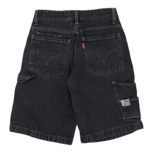 Age 10 Levis Carpenter Shorts - 24W 10L Dark Wash Cotton - Picture 1 of 8