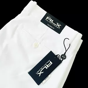 Pantaloni RLX Ralph Lauren su misura Performance Twill bianchi taglia 34x32 $168 - Foto 1 di 7