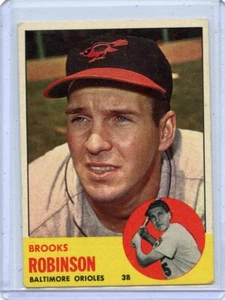 1963 TOPPS BASEBALL #345 BROOKS ROBINSON, BALTIMORE ORIOLES, HOF, 032122 - Picture 1 of 1