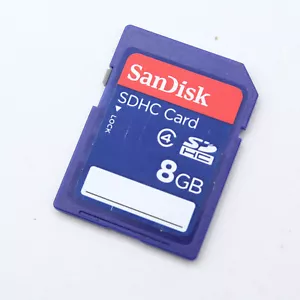Original SanDisk 8GB SDHC Class 4 SD Card - Bon état !! - Picture 1 of 1