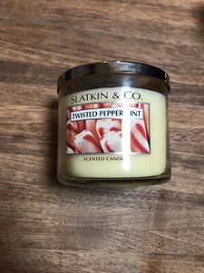 Bath & Body Works 3 Wick Candle, Twisted Peppermint, 14.5oz Candle - Picture 1 of 2