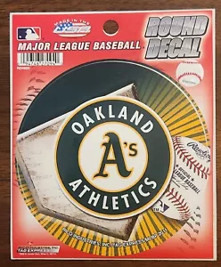Oakland Athletics A's Decal Sticker Round 4.50 Inch Diameter - Picture 1 of 2