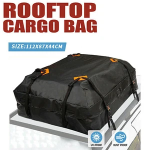 Car Waterproof Roof Top Rack Carrier Cargo Bag Luggage Storage Cube Travel Bras - Bild 1 von 14