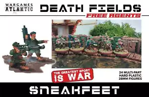 Figuras de 28 mm Wargames Atlantic 'Death Fields Free Agents: Sneakfeet (24)' - Imagen 1 de 5