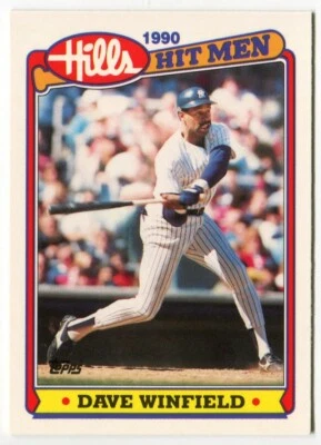1990 Topps Hills Hit Men #17 Dave Winfield New York Yankees - Image 1 of 2