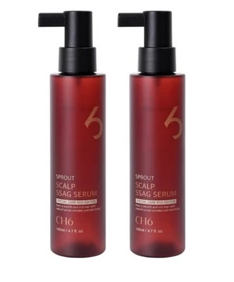 CH6 Scalp Ssac Serum Red Edition 140ml x2 – Hair Loss Care, Scalp Treatment, kor - Image 1 of 4