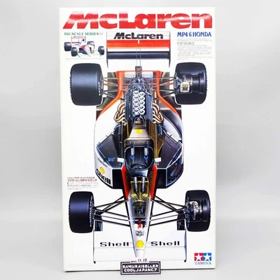 Tamiya 1/12 McLaren Honda MP4/6 Big Scale Series Model Kit Ayrton Senna 12028 - Immagine 1 di 4