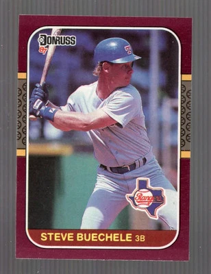 1987 Donruss Opening Day Steve Buechele Texas Rangers #179 Near Mint or Better - Image 1 of 2
