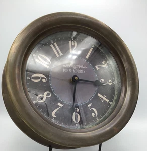 TIMEWORKS San Francisco Brass Ship’s Clock 11“ Quartz Nautical Maritime Decor - Picture 1 of 11