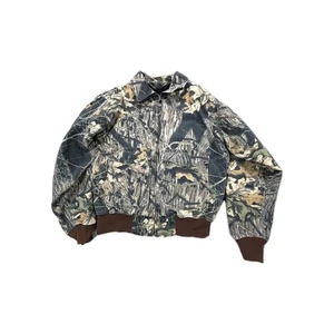 Vintage 90s RedHead Jacket Mens 44-46 Tall Camo Zip Up Insulated Hunting Outdoor - Picture 1 of 12