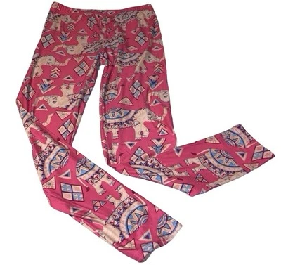 "Nuevas Leggings Elefante Azteca Mujer Elásticas Súper Suave Calce Talla Única Cintura 24""" Foto 1 de 4