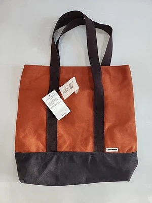 NWT Converse Large Shield Canvas Tote Travel Bag Burnt Orange Brown - Image 1 of 4