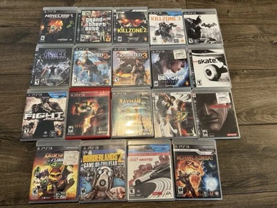 Playstation 3 Games Lot Bulk Bundle PS3 19 CLASSIC GAMES! UNTESTED CLEAN DISCS! - Image 1 of 4