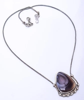 Botswana Ágata - Botswana Collar Tenis Plata Esterlina 925 20.99" N926910811 Foto 1 de 4