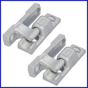 2x Scharnier Set für Alu Bordwandprofile Bordwandscharnier Bordwand PKW Anhänger - Bild 1 von 5
