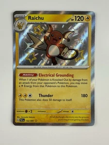 Raichu 132/091 - Paldean Fates - Baby Shiny - Pokemon Card - NM - S&V - Picture 1 of 2