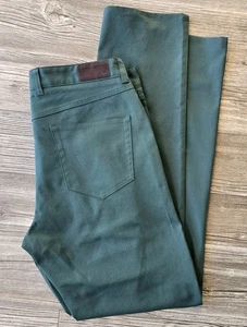 Pantalones Peter Millar EB66 para hombre 33x32 verde golf rendimiento 5 bolsillos sarga - Imagen 1 de 14