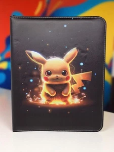 Pokemon Trading Card Game Zip Binder + 50 Nine Pocket Sheets - Pikachu Charizard - Bild 1 von 7