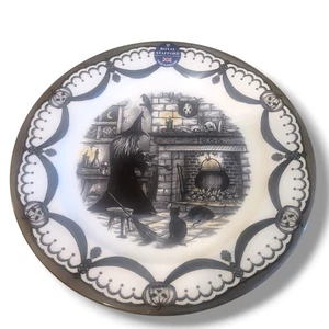 Royal Stafford Halloween Hexe, schwarze Katzen & Kessel 11" Essteller - Bild 1 von 12