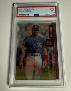 1995 Sportflix Bo Jackson #140 PSA 9 MINT MLB Baseball HOF Holographic - Picture 1 of 4