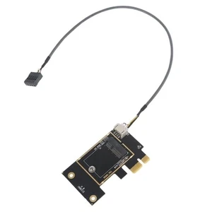 Scheda Wireless M.2 NGFF a PCI-e 1X Adattatore M.2 Rete Compatibile Bluetooth - Foto 1 di 7
