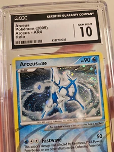 🌀Pokémon TCG Arceus Arceus AR4/9 Holo Holo Rare CGC 10 Gem Mint Low Pop SWIRL🌀 - Picture 1 of 3