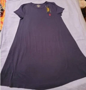 Polo Ralph Lauren A-Line Dress Girl's Short Sleeve Round Neck Size XL (E4) - Picture 1 of 4