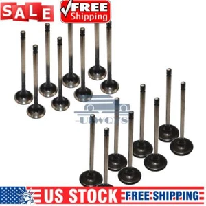 16Pcs Intake & Exhaust Valve For Hyundai Elantra GT Tucson Kia Forte Soul 2.0L - Picture 1 of 4
