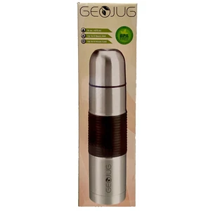 GEOJUG Edelstahl CTS-500 Thermo Thermoskanne 16 Unzen Reisebecher Bugholz Neu im Karton - Bild 1 von 8