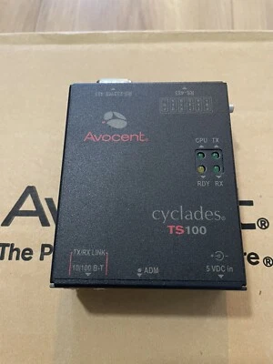 Avocent Cyclades TS100 10/100BT Ethernet to RS-232/RS-485 Terminal Server - Image 1 of 3