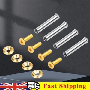 4pcs Cooling Fan Mount Screws Double Fixed with Spacer and Tool for PC Case Fan - Afbeelding 1 van 12