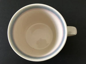 Pfaltzgraff China AURA PINK USA Blue / Gray, Pink Bands - TEA CUP / COFFEE MUG - Picture 1 of 5