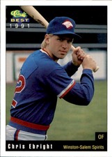 1991 Winston-Salem Spirits Classic/Best #23 Chris Ebright Tulsa Oklahoma OK Card