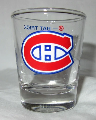Montreal Canadiens 1994 Shot Glass w/ logo NHL Hockey SHIPS FREE in the US! Cover