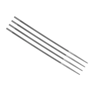 4pcs Chainsaw File 3/16" Round Bearing Steel Double Cut Sharpener Grinding Tools - Picture 1 of 5