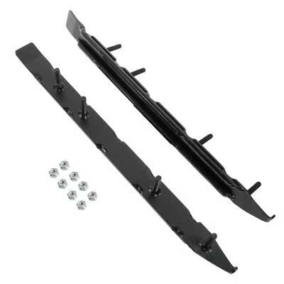 Bottom Line 4" DUAL Runner Carbides for Arctic Cat many 2002-2023 Snowmobiles - Image 1 of 4