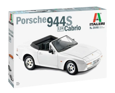 Porsche 944 S Cabrio 1:24 Plastic Model Kit ITALERI - Immagine 1 di 2