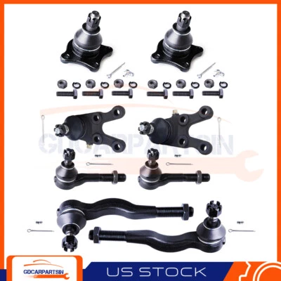 Fits 1997-04 Mitsubishi Montero Sport Suspension 8x Ball Joints and Tie Rods Kit - Image 1 of 4