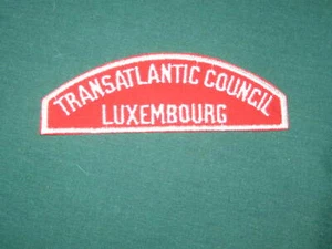 Consejo Transatlántico Luxemburgo Rojo y Blanco Tira Completa OR - Imagen 1 de 1