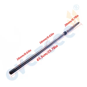 Drive shaft Long 61N-45510-10 For Yamaha Outboard 25, 30 HP F25MLHB C30ELRT - Picture 1 of 5