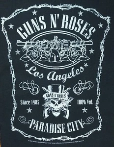 Guns N' Roses Paradise City lizenzierte Band LARGE Kampfjacke zum Aufnähen Rückenaufnäher - Bild 1 von 9